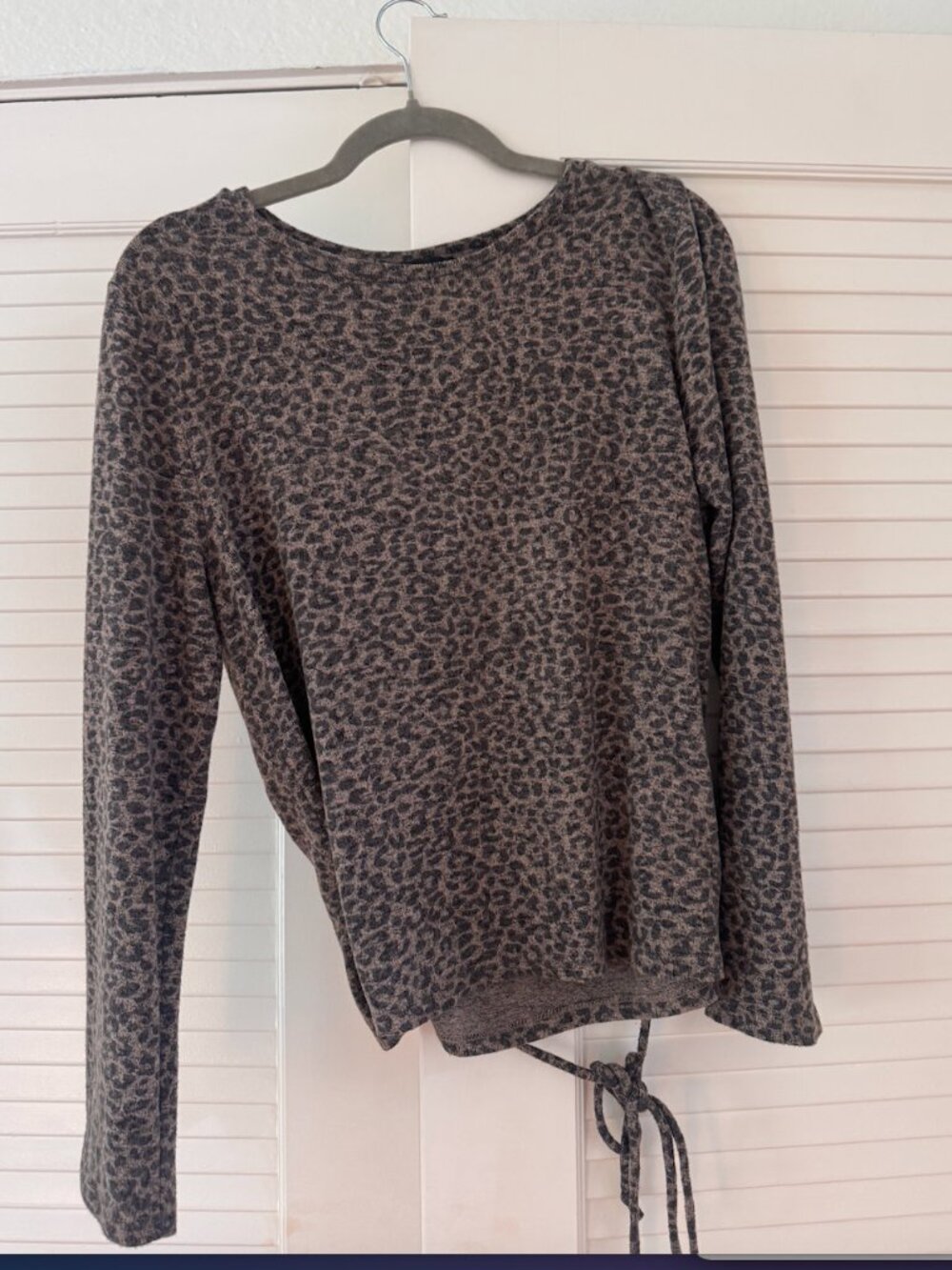 Majorelle Animal Print Sweater Size Small
